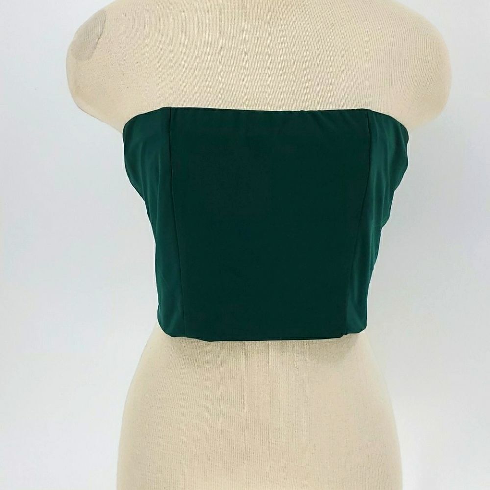 Tube top, Kelly‎ Green, Prettylittlething.
